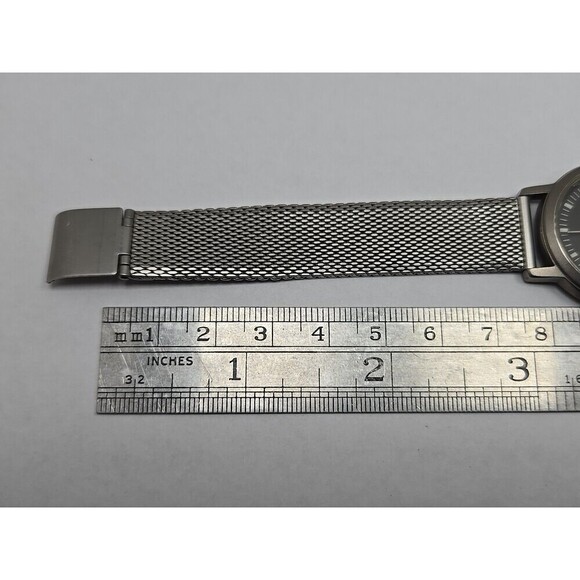 Boccia Titanium Swiss Quartz Black Dial Titanium Mesh Band 5 Bar New Battery main image 9